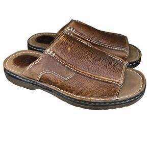 Dr. Martens Doc Martens Men's Size 11 EU 46 Leather Slide Sandals Brown Y2K